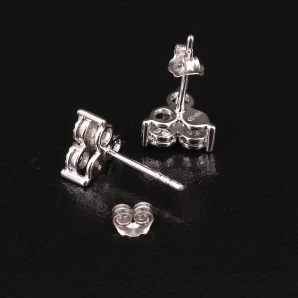 10k .38 ctw Diamond Earrings - Picture 5 of 6